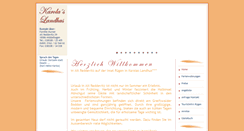 Desktop Screenshot of karolas-landhus.de